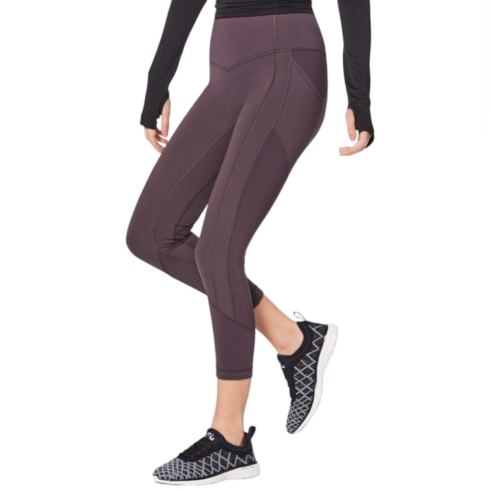 LULULEMON All The Right Places Crop II 23" Women's Mid Rise Capris Sz 10